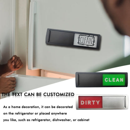 Dishwasher Magnet Clean Dirty Sign Double-Sided Refrigerator Magnet(Black Cat Claw) - Dish Washers & Accessories by buy2fix | Online Shopping UK | buy2fix