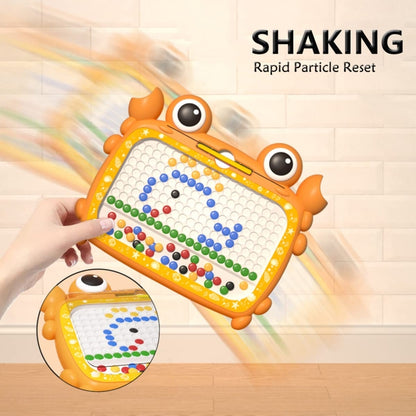 Crab Magnetic Drawing Board Children Educational Toy Gift, Specification: 116 Beads Orange - Drawing Toys by buy2fix | Online Shopping UK | buy2fix