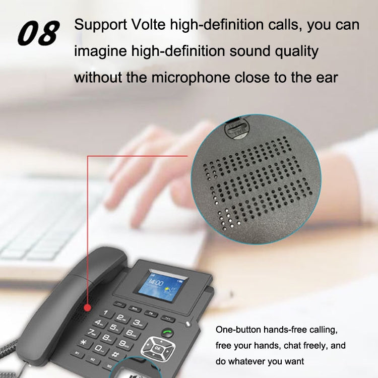 P03 4G+VOIP Dual Mode Wireless Fixed Line SIP Network Phone IP Enterprise Office Phone Wireless Landline - Smart Rings / Smart Telephones by buy2fix | Online Shopping UK | buy2fix