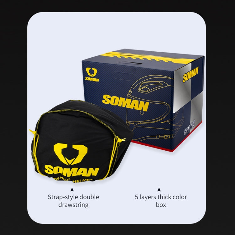 SOMAN Four Seasons Full Cover Motorcycle Helmet, Size: XXL(Cheetah Print Silver) - Helmets by SOMAN | Online Shopping UK | buy2fix