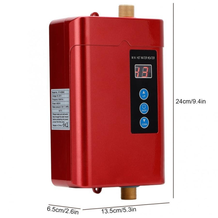 US Plug 3000W  Electric Water Heater With Remote Control Adjustable Temperate(White) - Water Heaters & Parts by buy2fix | Online Shopping UK | buy2fix