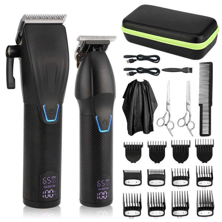 Men Electric Haircutting Tools Set Sculpting Electric Clipper(Black) - Hair Trimmer by buy2fix | Online Shopping UK | buy2fix