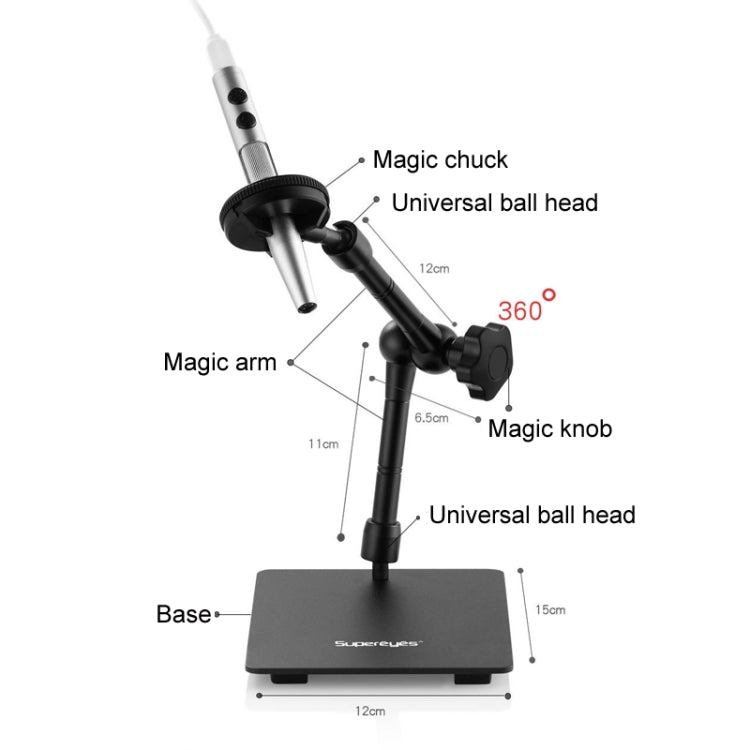 5 Million Digital Electron Microscope Magnifying Dermatoscope, Specification: B008+Z008 High Low Lifting Racks+WiFi Box - Digital Microscope by buy2fix | Online Shopping UK | buy2fix