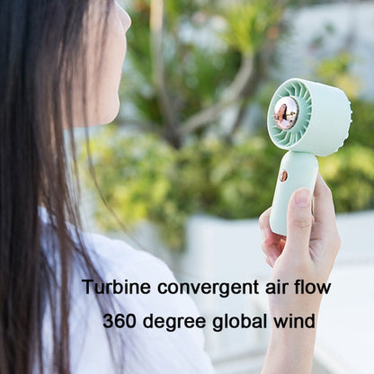 Hand Holds Small Fan Portable Mini Pocket Fan, Style: Green Duck - Electric Fans by buy2fix | Online Shopping UK | buy2fix