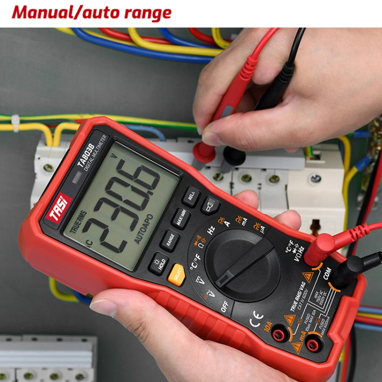 TASI TA803A Digital High Precision Multimeter Digital Display Household Multifunction Electrician Multimeter - Digital Multimeter by TASI | Online Shopping UK | buy2fix