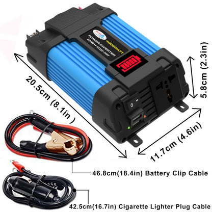 12V-110V 300W SOLIKE TECH Vehicle Inverter Sine Wave Convertor Auto Inverter - Pure Sine Wave by SOLIKE TECH | Online Shopping UK | buy2fix