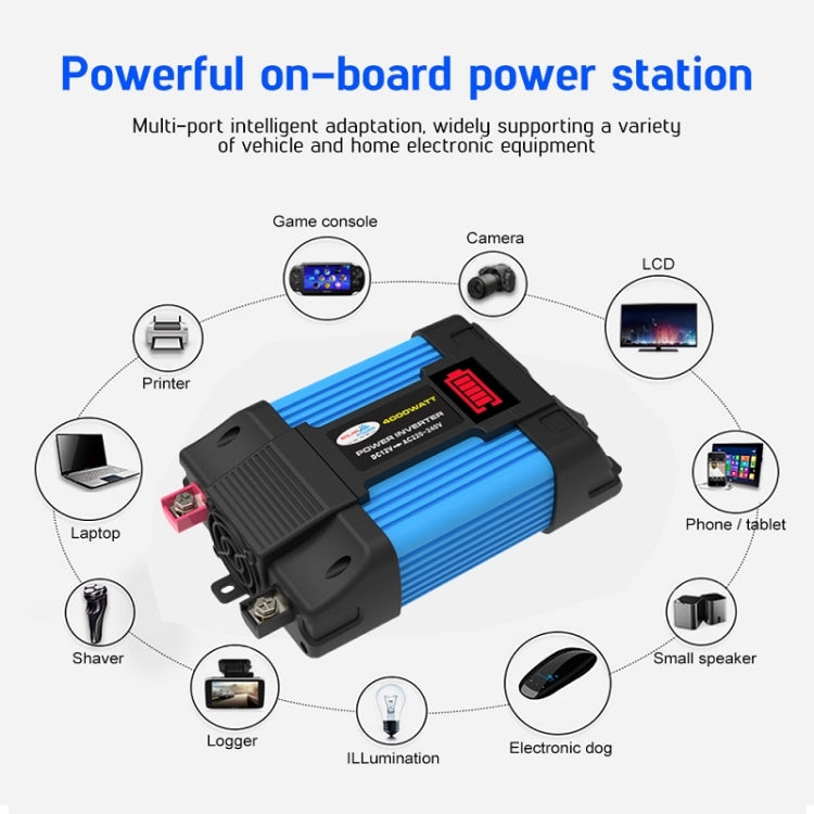 12V-110V 300W SOLIKE TECH Vehicle Inverter Sine Wave Convertor Auto Inverter - Pure Sine Wave by SOLIKE TECH | Online Shopping UK | buy2fix