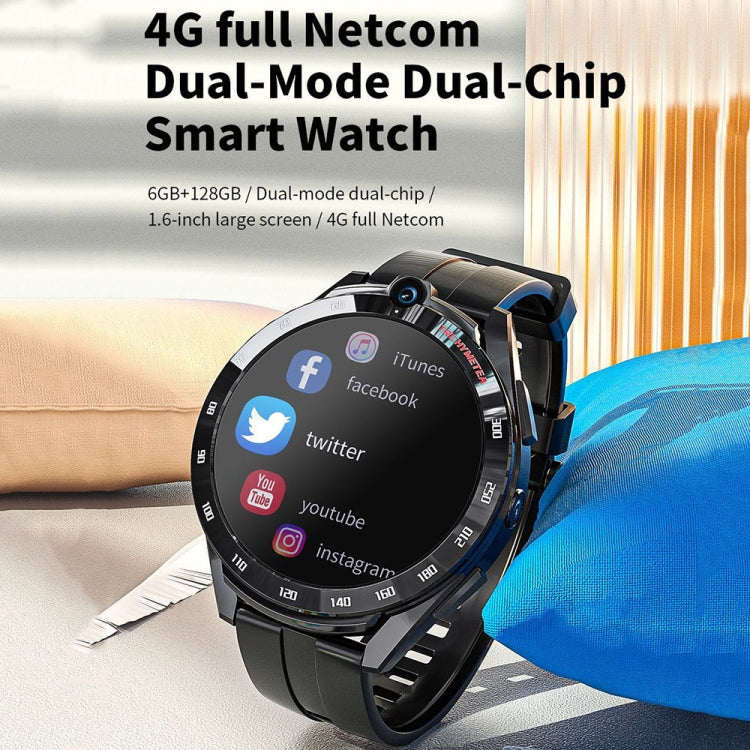 LOKMAT 1.6-inch Dual-camera 4G Full Netcom Dual-mode Dual-chip Wifi Smart Watch, Style: Charger - Smart Watches by LOKMAT | Online Shopping UK | buy2fix