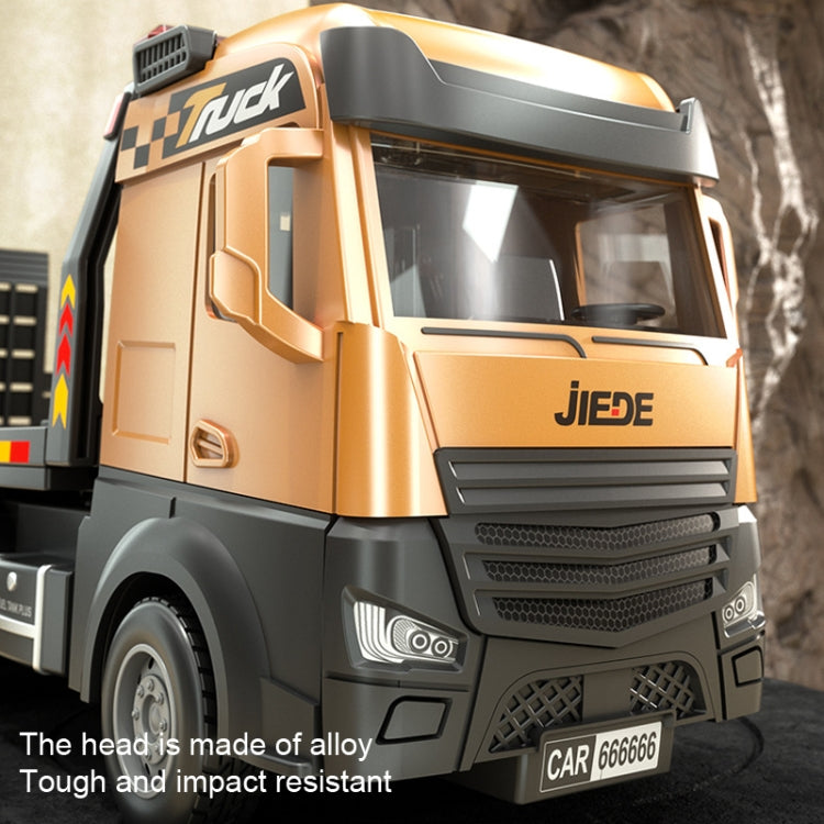 JIEDE Cement Truck Alloy Engineering Vehicle Toy Children Wisdom Simulation Model Car - Model Toys by JIEDE | Online Shopping UK | buy2fix