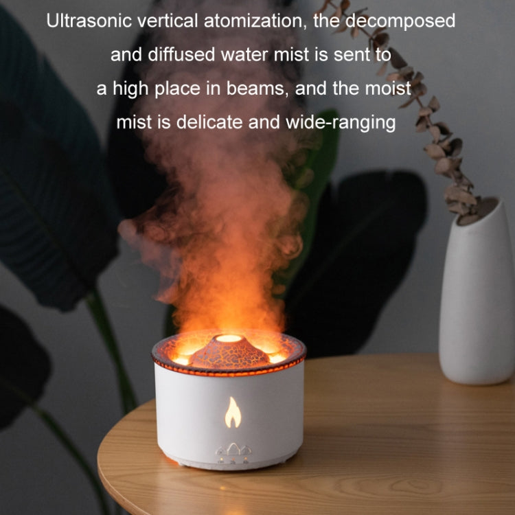 Volcanic Essential Oil Aroma Diffuser Ultrasonic Air Humidifier, Model: Monochrome(US Plug) - Air Purifiers & Accessories by buy2fix | Online Shopping UK | buy2fix