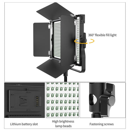 Pixel P45pro High Bright Dual Color Temperature Fill Light 120W Normal Bright Studio Camera Soft Light(A Set With US Plug Adaptor) -  by Pixel | Online Shopping UK | buy2fix