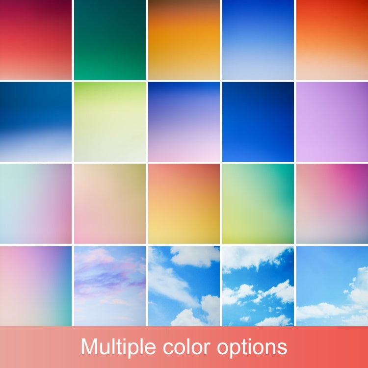 78x104cm Gradient Background Paper Photography Portrait Photo Props(Marshmallow Cloud) - Gradient Color by buy2fix | Online Shopping UK | buy2fix