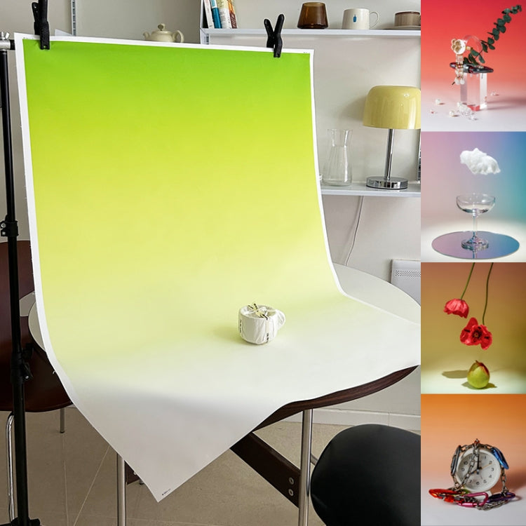 78x104cm Gradient Background Paper Photography Portrait Photo Props(Marshmallow Cloud) - Gradient Color by buy2fix | Online Shopping UK | buy2fix