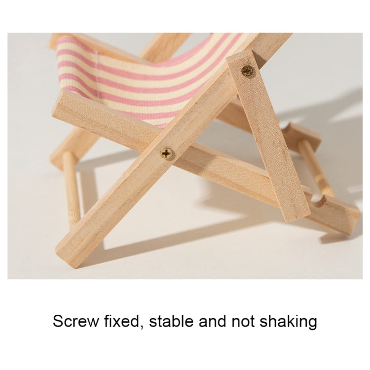 Wooden Craft Mini Desktop Ornament Photography Toys Beach Chair Phone Holder, Style: E - Wooden Props by buy2fix | Online Shopping UK | buy2fix