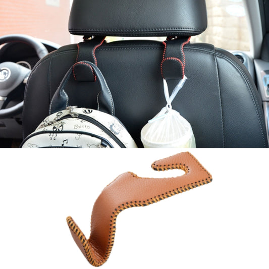 Car Hidden Multi-function Seat Back Seat Small Hook(Brown) - Auto Fastener & Clips by buy2fix | Online Shopping UK | buy2fix