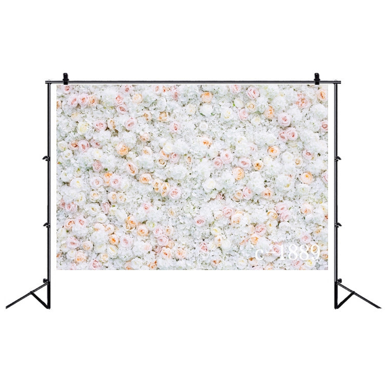 2.1 X 1.5m Festive Photography Backdrop 3D Wedding Flower Wall Hanging Cloth, Style: C-1889 - Valentines Day by buy2fix | Online Shopping UK | buy2fix