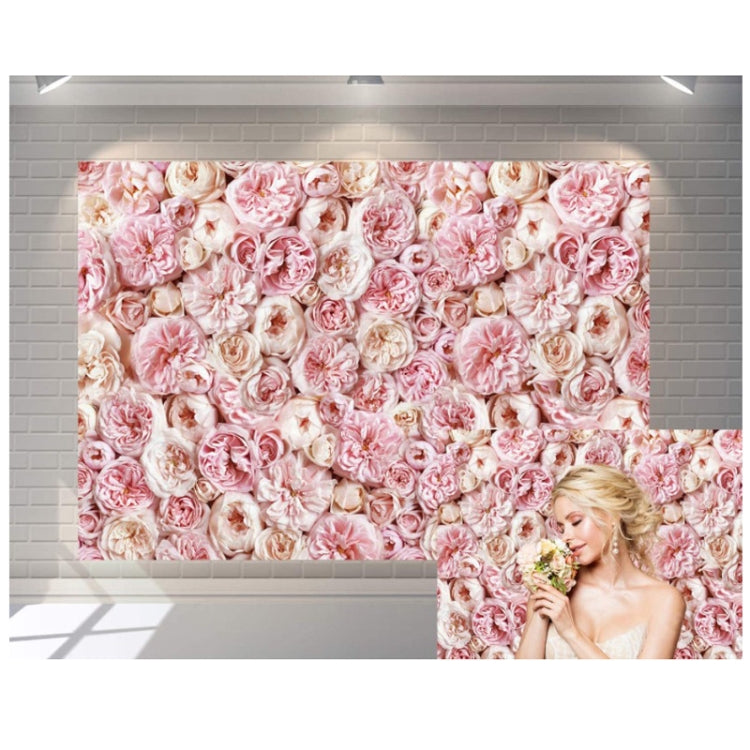 2.1 X 1.5m Festive Photography Backdrop 3D Wedding Flower Wall Hanging Cloth, Style: C-1888 - Valentines Day by buy2fix | Online Shopping UK | buy2fix