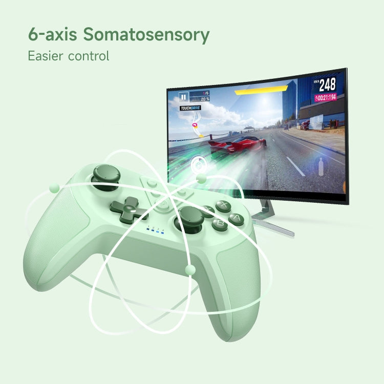 EasySMX T37 Wireless Joysticks Game Controller For Switch / Switch OLED / Switch Lite / PC(Green) - Gamepads by EasySMX | Online Shopping UK | buy2fix