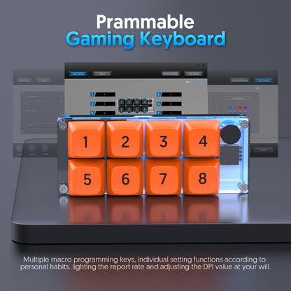 MKESPN Shortcut Macro Defined Wired Samll Keypad Single Handed Gaming Keyboard(Black) - Mini Keyboard by MKESPN | Online Shopping UK | buy2fix