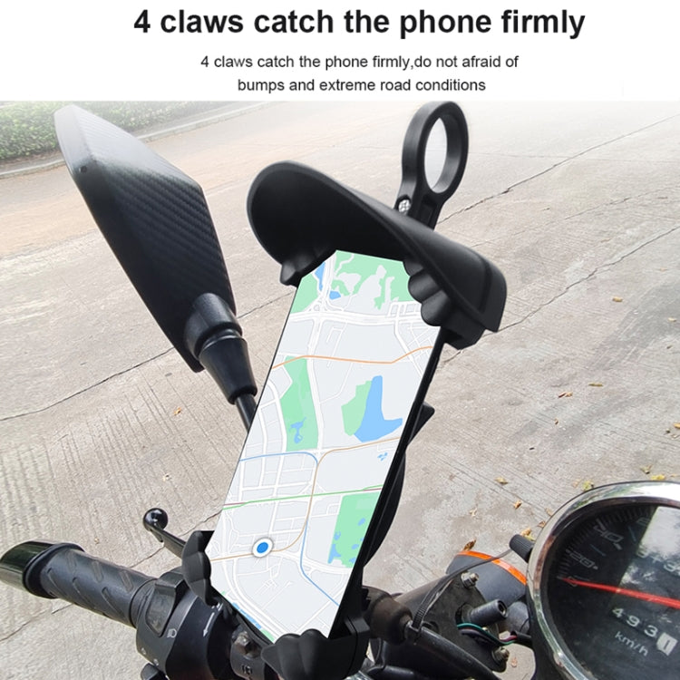 Motorcycle Sunshade Rainproof Mobile Phone Holder, Shape: Charging Handlebar Holder 5V-3.1A - Holder by buy2fix | Online Shopping UK | buy2fix