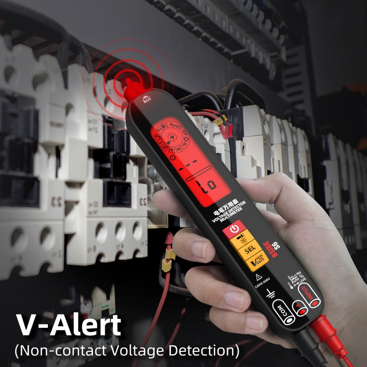 BSIDE S6 Smart Digital Multimeter Current Test Pen Capacitance Temperature Voltage Detector(Charging Model) - Digital Multimeter by BSIDE | Online Shopping UK | buy2fix