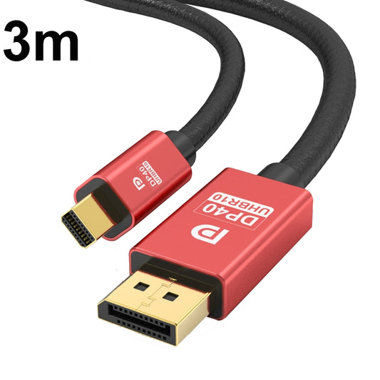 3m Version 2.1 Mini DP To DP Cable Monitor Computer Video Adapter Cable 30AWG OD6.3MM -  by buy2fix | Online Shopping UK | buy2fix
