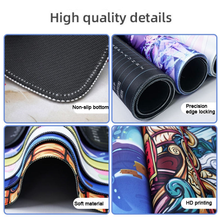 Large Abstract Mouse Pad Gamer Office Computer Desk Mat, Size: 300 x 700 x 2mm(Abstract Fluid 1) - Mouse Pads by buy2fix | Online Shopping UK | buy2fix