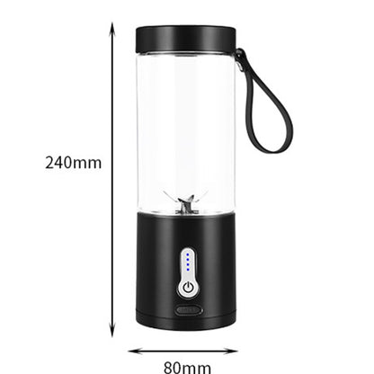 Portable Multifunctional USB Rechargeable Juice Extractor Cup Mini Electrical Juicer(White) - Electric juicers by buy2fix | Online Shopping UK | buy2fix