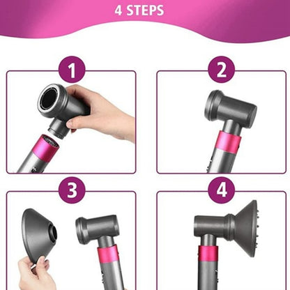 For Dyson Hair Dryer Airwarp Diffusion Nozzle Attachment Professional Style Kit - Dyson Accessories by buy2fix | Online Shopping UK | buy2fix