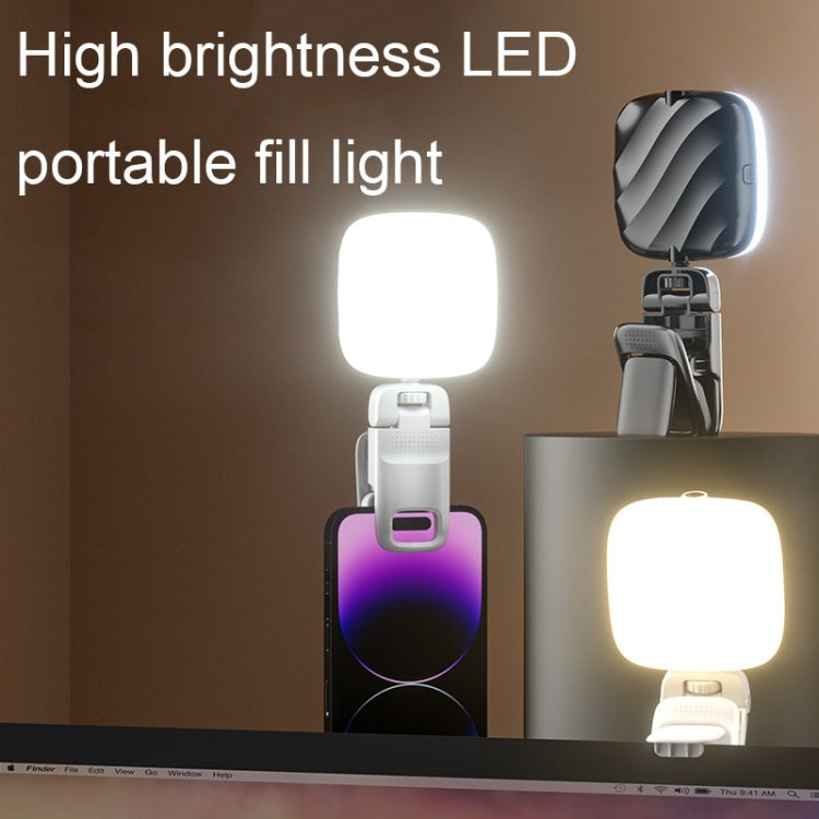 LED Mobile Phone Live Beauty Fill Light USB Charging Camera Pocket Light(Black) - Selfie Light by buy2fix | Online Shopping UK | buy2fix