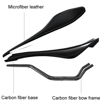 ENLEE E-ZD412 Bicycle Carbon Fiber Cushion Outdoor Riding Mountain Bike Saddle, Style: Skull - Bicycle Saddle by ENLEE | Online Shopping UK | buy2fix