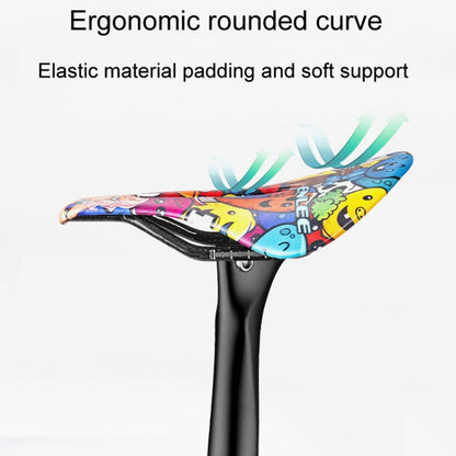 ENLEE E-ZD412 Bicycle Carbon Fiber Cushion Outdoor Riding Mountain Bike Saddle, Style: Donut - Bicycle Saddle by ENLEE | Online Shopping UK | buy2fix