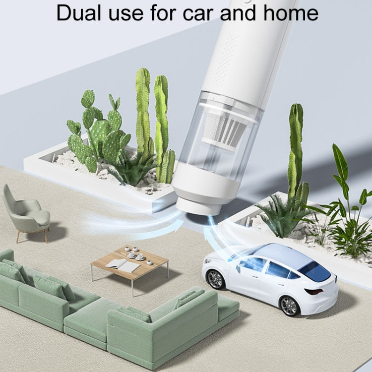 SUITU ST-6676 7pcs /Set Cordless Vehicle Vacuum Cleaner Home And Car Brushless Cylinder Blower(White) - Vacuum Cleaner by SUITU | Online Shopping UK | buy2fix