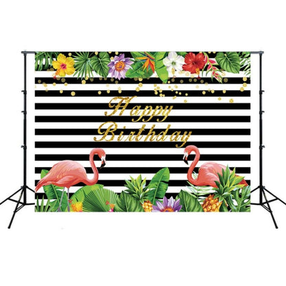 2.1m x 1.5m Flamingo Children Birthday Party Cartoon Photography Background Cloth - Camera Accessories by buy2fix | Online Shopping UK | buy2fix