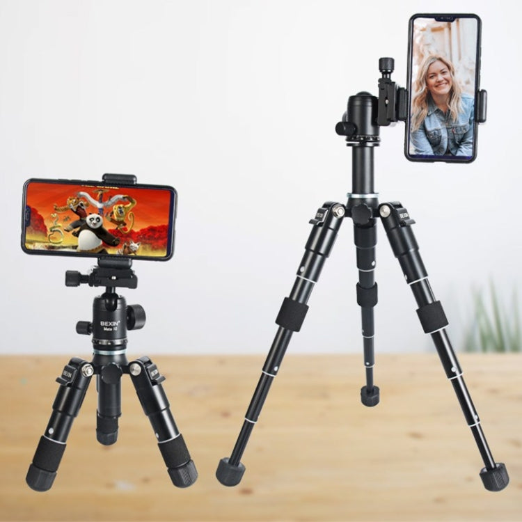 BEXIN Mate 10 Mobile Phone Camera Desktop Aluminum Alloy Tripod Mount Live Broadcast Selfie Stick Tripod - Tripods by BEXIN | Online Shopping UK | buy2fix