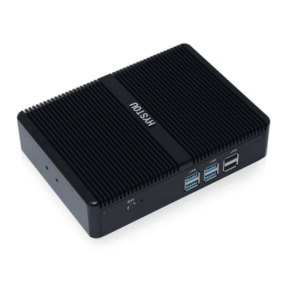 HYSTOU H2 Windows / Linux System Mini PC, Intel Core I3-7167U Dual Core Four Threads up to 2.80GHz, Support mSATA 3.0, 16GB RAM DDR4 + 256GB SSD 500GB HDD (Black) - Computer & Networking by HYSTOU | Online Shopping UK | buy2fix