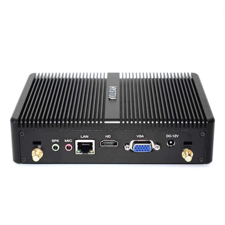 HYSTOU H2 Windows / Linux System Mini PC, Intel Core I5-7267U Dual Core Four Threads up to 3.50GHz, Support mSATA 3.0, 4GB RAM DDR3 + 256GB SSD (Black) - Windows Mini PCs by HYSTOU | Online Shopping UK | buy2fix