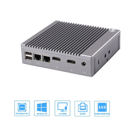 K660S Windows and Linux System Mini PC, Intel Celeron Processor N2840 Quad-Core 1.83- 2.25GHz, 8GB RAM + 128GB SSD, US Plug - Windows Mini PCs by buy2fix | Online Shopping UK | buy2fix