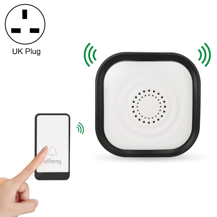 AITENG V029J Wireless Batteryless WIFI Doorbell, UK Plug - Security by AITENG | Online Shopping UK | buy2fix