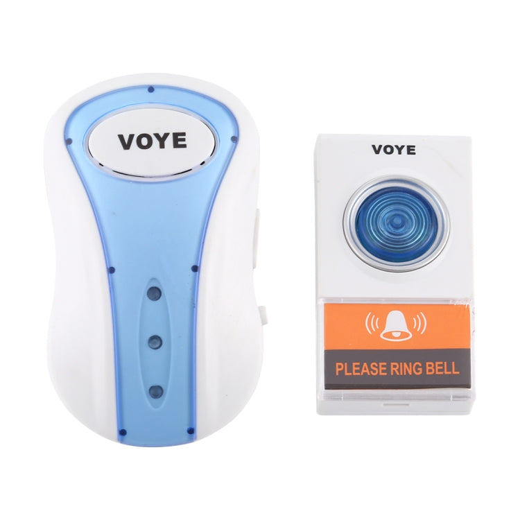 VOYE V008A Home Music Remote Control Wireless Doorbell with 38 Polyphony Sounds, US Plug(White) - Security by VOYE | Online Shopping UK | buy2fix