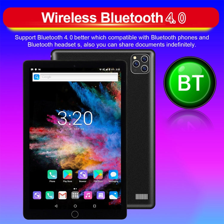 BDF A10 3G Phone Call Tablet PC, 10 inch, 2GB+32GB, Android 9.0, MTK8321 Octa Core Cortex-A7, Support Dual SIM & Bluetooth & WiFi & GPS, EU Plug(Silver) - BDF by BDF | Online Shopping UK | buy2fix
