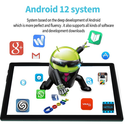 BDF P70 4G LTE Tablet PC, 10.1 inch, 8GB+128GB, Android 12.0 MTK6762 Octa Core, Support Dual SIM & Bluetooth & WiFi, EU Plug(Gold) - BDF by BDF | Online Shopping UK | buy2fix